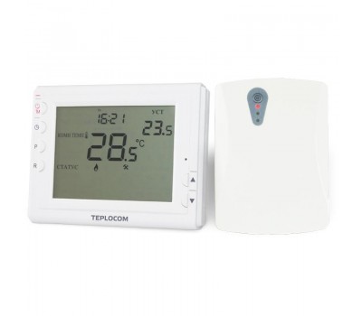 Teplocom TS-Prog-2AA/3A-RF, термостат комнатный