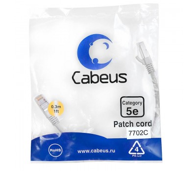 Cabeus PC-FTP-RJ45-Cat.5e-0.3m патч-корд