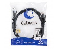 Cabeus PC-UTP-RJ45-Cat.5e-2m-BK патч-корд