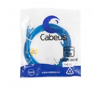 Cabeus PC-UTP-RJ45-Cat.5e-2m-BL патч-корд