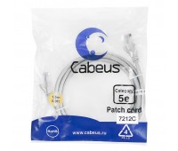 Cabeus PC-UTP-RJ45-Cat.5e-1.5m патч-корд