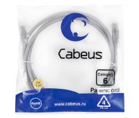 Cabeus PC-UTP-RJ45-Cat.6-2m-LSZH патч-корд