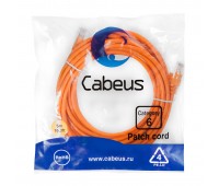 Cabeus PC-UTP-RJ45-Cat.6-5m-OR патч-корд