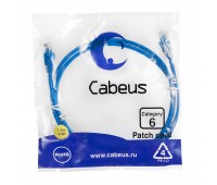 Cabeus PC-UTP-RJ45-Cat.6-1.5m-BL патч-корд