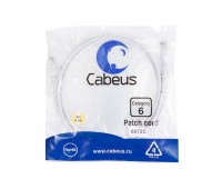 Cabeus PC-UTP-RJ45-Cat.6-2m-WH патч-корд