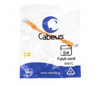 Cabeus PC-UTP-RJ45-Cat.5e-0.15m-OR патч-корд