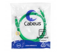 Cabeus PC-UTP-RJ45-Cat.6-1m-GN патч-корд