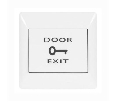 SPRUT Exit Button-82P, Кнопка выхода, накладная, пластиковая, НР/НЗ, 86х86х23мм