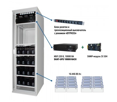 SKAT-UPS 6000 SNMP, комплекс бесперебойного питания