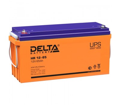 Delta HR 12-65, Свинцово-кислотный аккумулятор