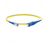 Hyperline FC-S2-9-FC/UR-SC/UR-H-50M-LSZH-YL, патч-корд волоконно-оптический